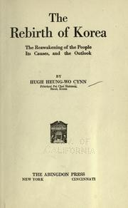 Front cover of The rebirth of Korea by Hugh Heung-wo Cynn