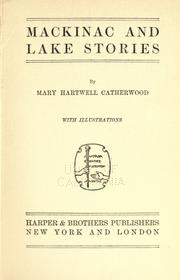 Cover of Mackinac and lake stories by Mary Hartwell Catherwood