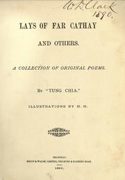 Cover of Lays of far Cathay and others by John Otway Percy Bland