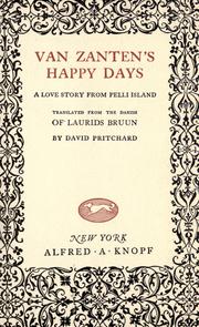 Front cover of Van Zanten's happy days by Laurids Bruun