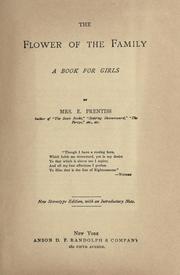 Front cover of The flower of the family by Elizabeth Prentiss