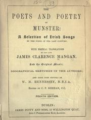 Cover of The poets and poetry of Munster by James Clarence Mangan