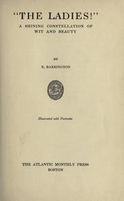 Cover of The Ladies! by Elizabeth Louisa "Lily" Moresby
