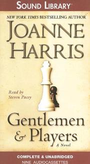 Front cover of Gentlemen and players by Joanne Harris