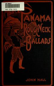 Cover of Panama roughneck ballads by John Hall