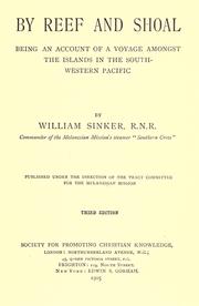 Cover of By reef and shoal by William Sinker