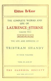 Cover of The complete works and life of Laurence Sterne by Laurence Sterne