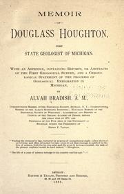 Front cover of Memoir of Douglass Houghton by Alvah Bradish