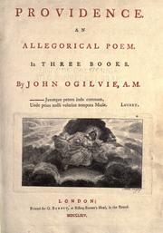 Cover of Providence by Ogilvie, John