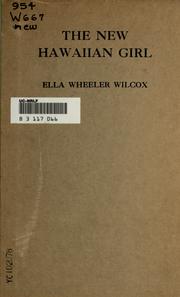 Front cover of The new Hawaiian girl by Ella Wheeler Wilcox