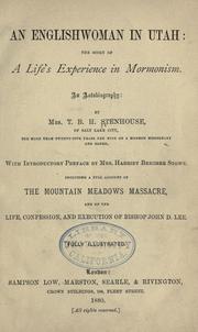 Cover of An Englishwoman in Utah by Stenhouse, T. B. H. Mrs.