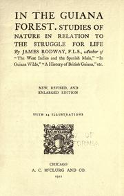 Front cover of In the Guiana forest by James Rodway