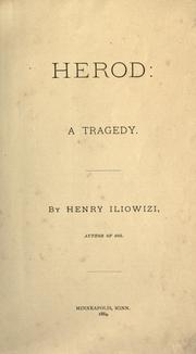 Cover of Herod by Henry Iliowizi