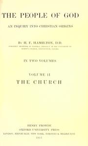 Front cover of The people of God by Harold F. Hamilton