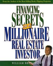 Front cover of Financing secrets of a millionaire real estate investor by William Bronchick