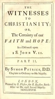Front cover of Jesus and the resurrection justified by witnesses in heaven and in earth by Simon Patrick