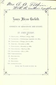 Cover of James Abram Garfield by Savary, John
