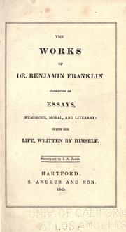 Front cover of The works of Dr. Benjamin Franklin by Benjamin Franklin