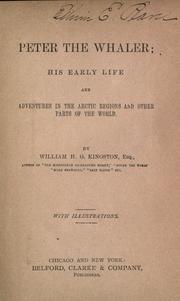 Front cover of Peter the whaler by William Henry Giles Kingston