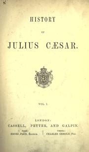Front cover of History of Julius Caesar by Napoléon III