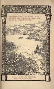 Front cover of Thorstein of the Mere by W. G. Collingwood