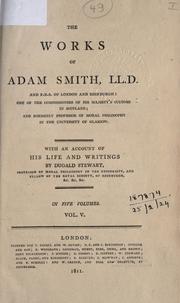 Front cover of The works of Adam Smith, LL.D by Adam Smith