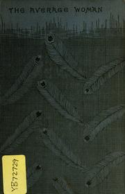 Front cover of The average woman by Wolcott Balestier