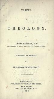 Cover of Views in theology by Beecher, Lyman