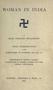 Front cover of Woman in India by Billington, Mary Frances