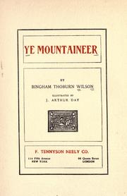 Front cover of Ye mountaineer by Bingham Thoburn Wilson