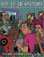 Cover of Get It in Writing by Brian McPherson
