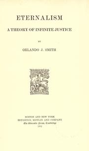 Cover of Eternalism by Orlando Jay Smith