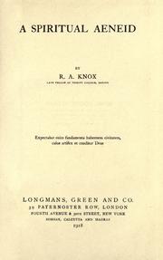 Front cover of A Spiritual Aeneid by Ronald Arbuthnott Knox