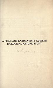 Front cover of A field and laboratory guide in biological nature-study by Downing, Elliot Rowland