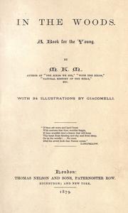 Cover of In the woods by M. K. M.