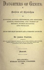 Front cover of Daughters of genius by James Parton