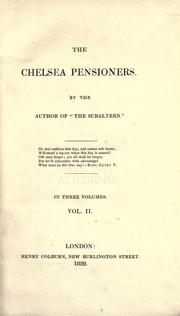 Cover of The Chelsea pensioners by G. R. Gleig
