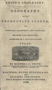 Front cover of Geography on the productive system by Roswell Chamberlin Smith