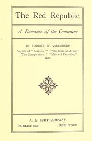 Cover of The red republic by Robert W. Chambers