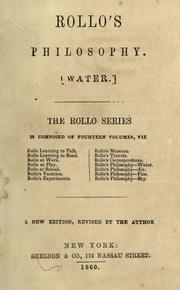 Cover of Rollo's philosophy by Jacob Abbott