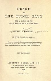 Cover of Drake and the Tudor navy by Sir Julian Stafford Corbett