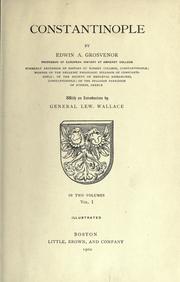 Cover of Constantinople by Edwin A. Grosvenor