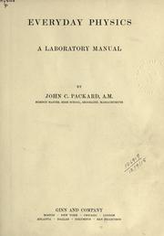 Cover of Everyday physics by John Calvin Packard