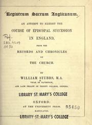 Front cover of Registrum sacrum Anglicanum by William Stubbs