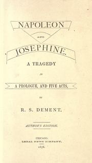 Front cover of Napoleon and Josephine by R. S. Dement