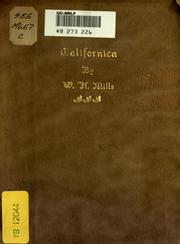 Front cover of Californica by Mills, William Hathorn