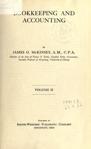 Front cover of Bookkeeping and accounting by James Oscar McKinsey