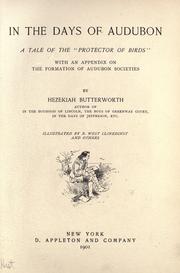 Cover of In the days of Audubon by Hezekiah Butterworth