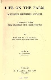 Front cover of Life on the farm; or, Scientific agriculture simplified by Hiram Hur Shepard