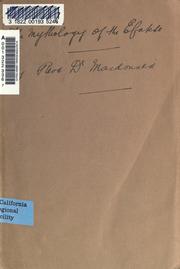 Front cover of The mythology of the Efatese by MacDonald Rev.